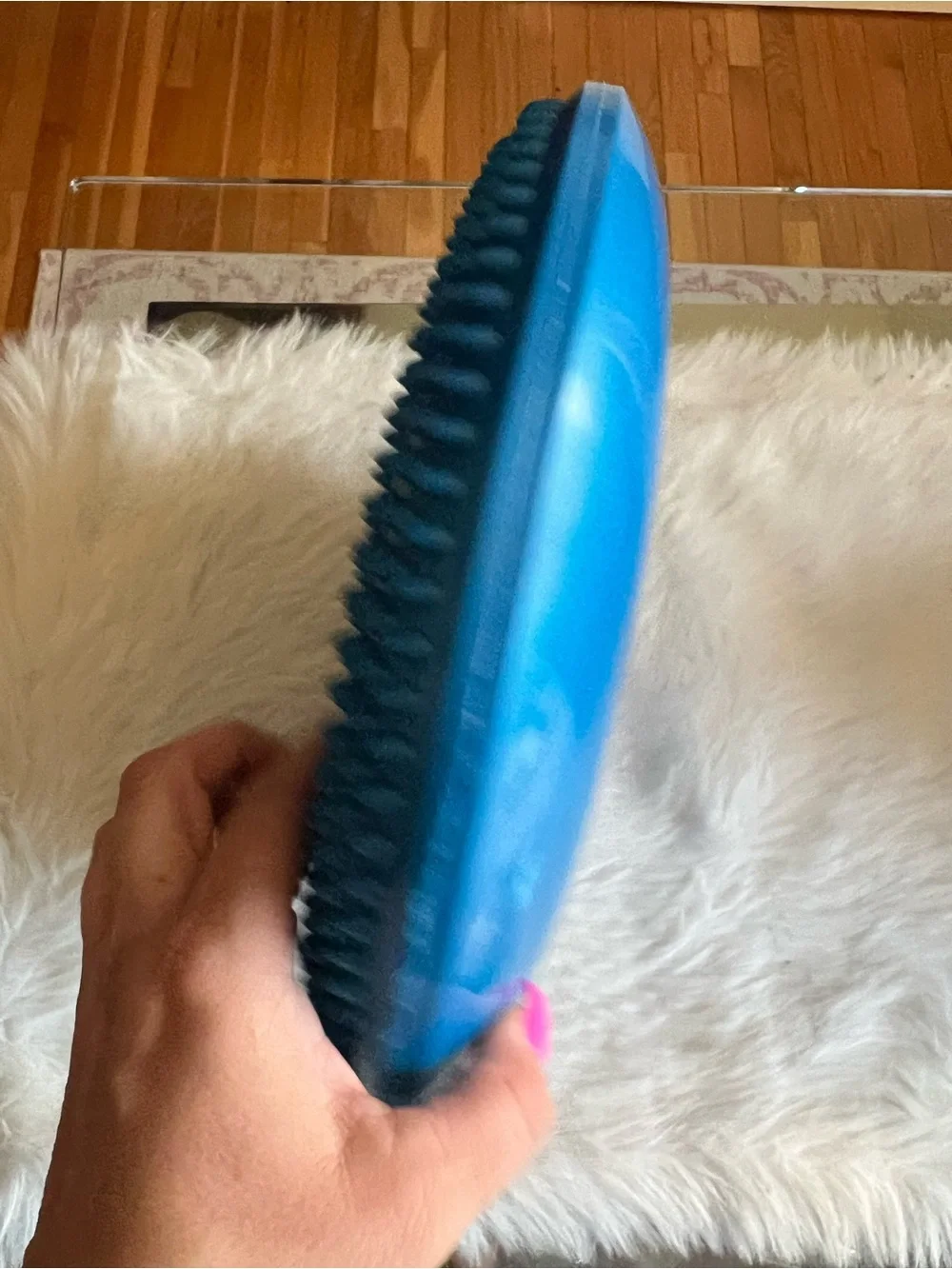 Blue bumpy Balance Disc Cushion sensory seat